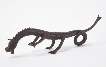 Wrought Iron Figure of a Dragon