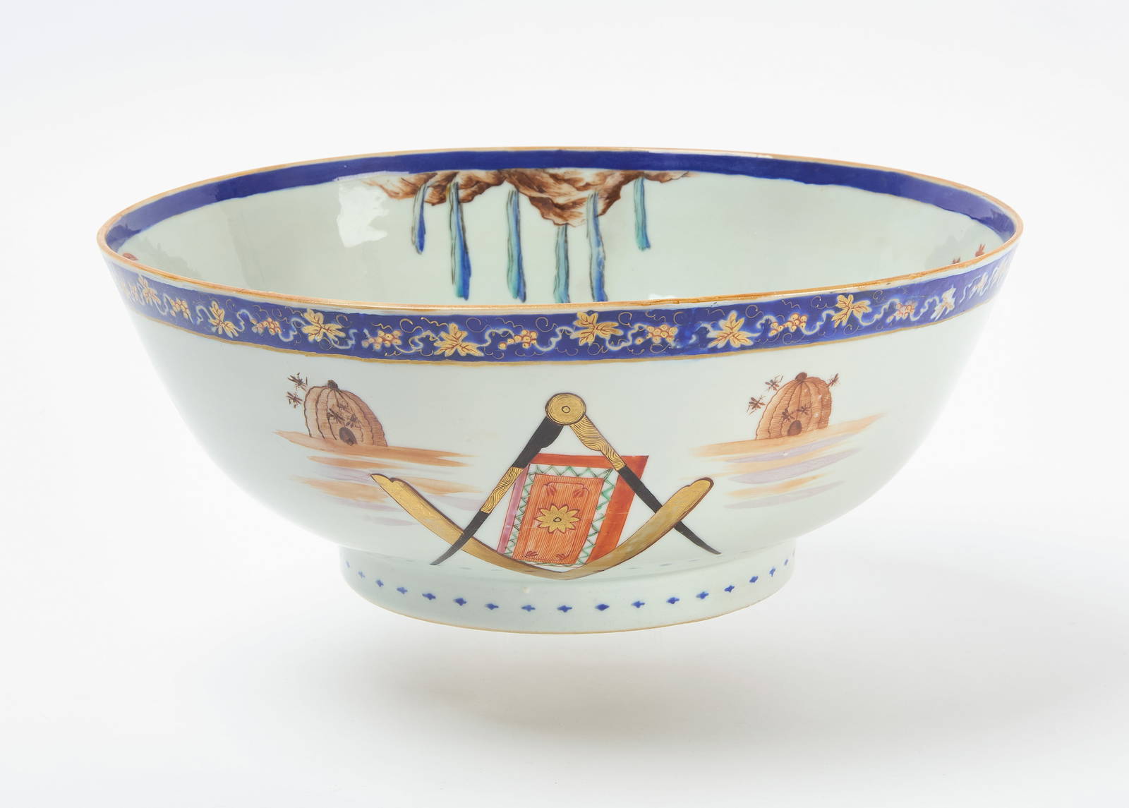 Masonic Chinese Export Bowl