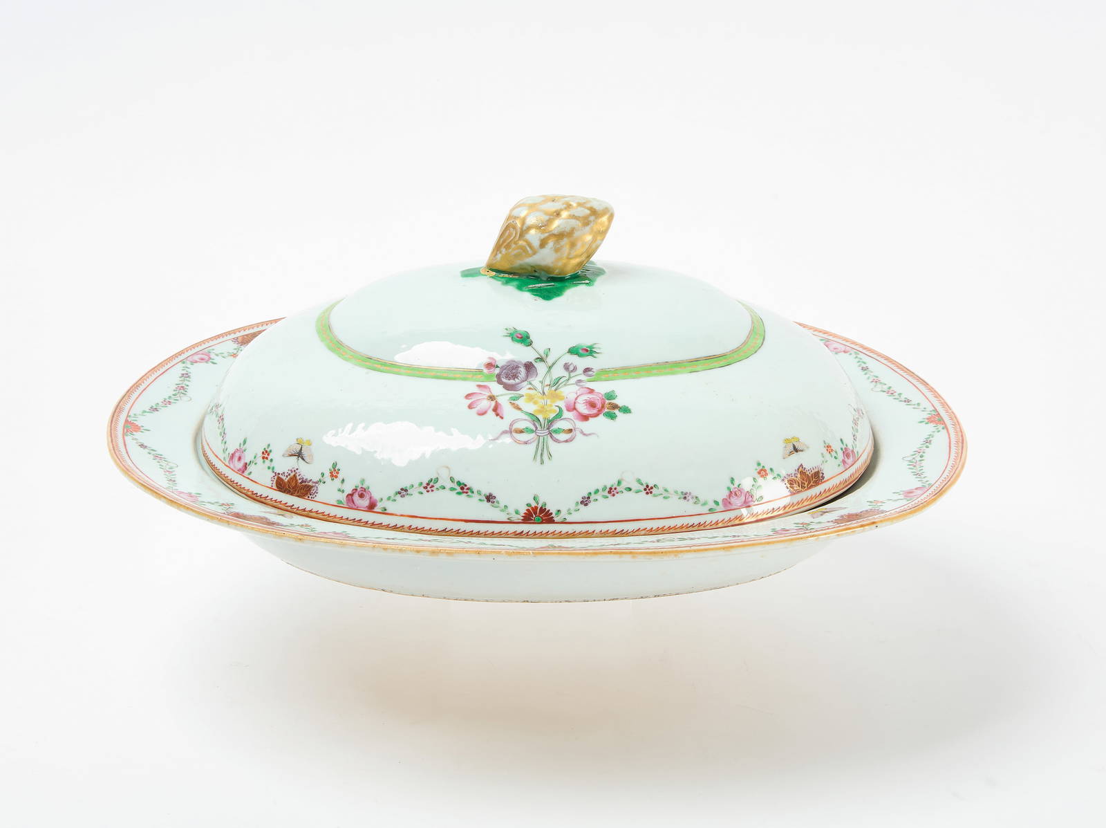 Chinese Export Covered Serving Dish