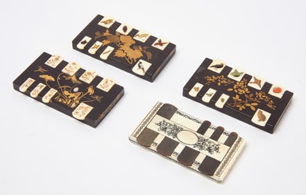 Four Japanese Game Counters