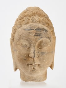 Northern Qi Dynasty Stone Buddha Head