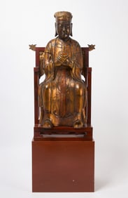 Figure of a Buddha Seated in a Chair
