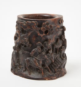 Qing Dynasty Brush Pot