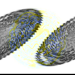 Daoguang Porcelain Plate with Green Dragon