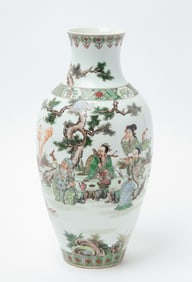 Chinese Famille Verte Vase