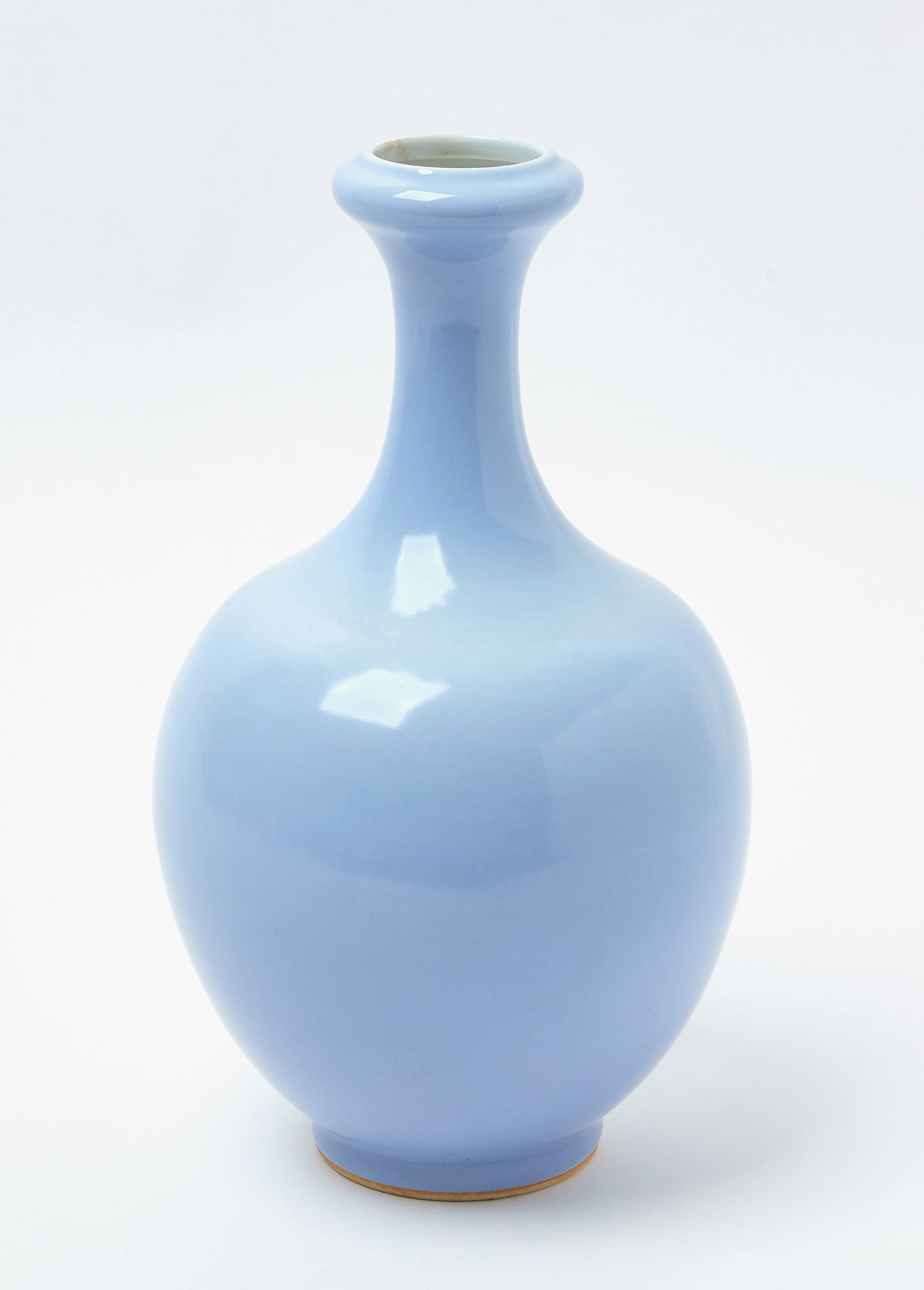 Chinese Claire de Lune Glazed Bottle Vase (1 of 5)