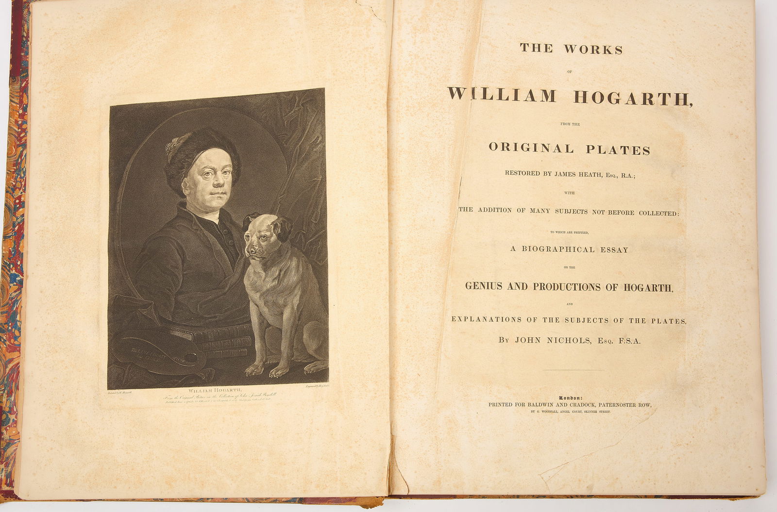 The Works of William Hogarth Baldwin and Cradock 1822 (1 of 4)