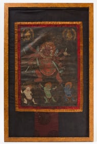 Thangka Painting in Frame
