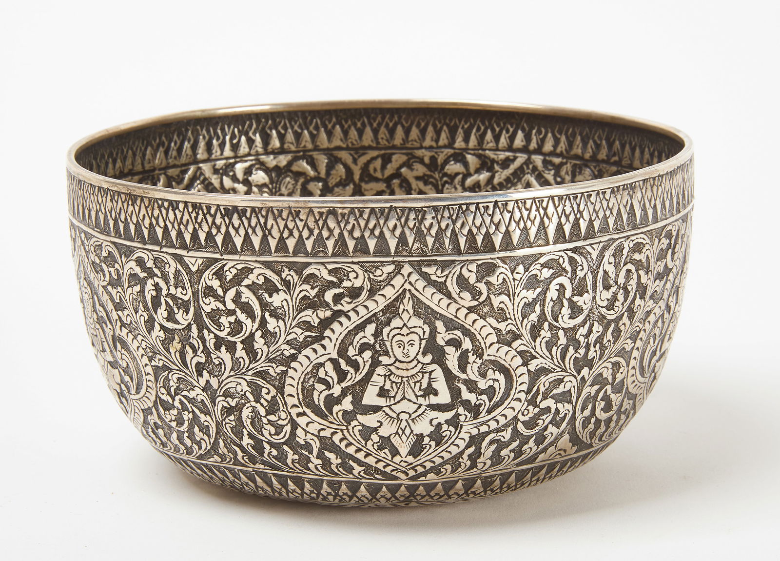 Three Siam Silver Bowls (1 of 4)