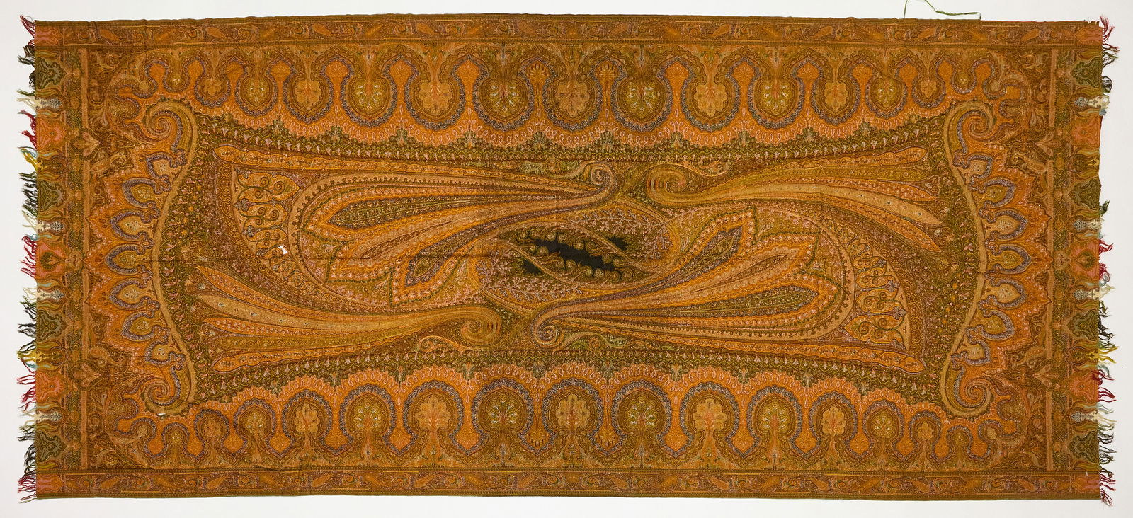 Two Jacquard Paisley Shawls (1 of 6)