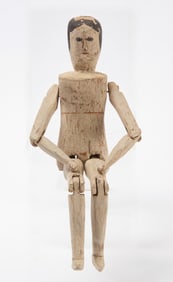 Folk Art Articulated Doll
