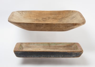 Two Wooden Trenchers
