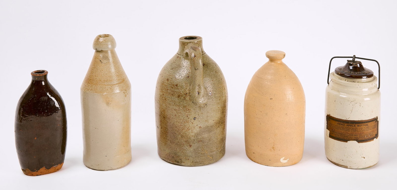 Antique Stoneware and Redware Lot (1 of 3)