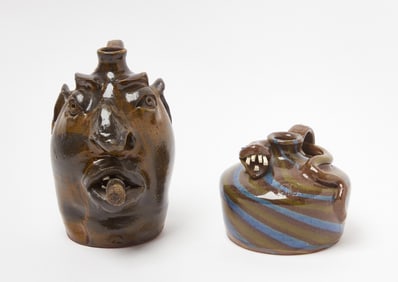 Two Southern Pottery Jugs