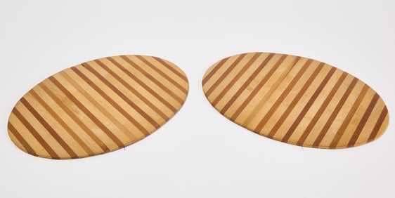 Pair of Wooden Mats