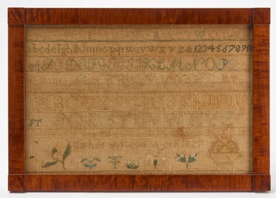 Needlework Sampler - Esther State, 1827