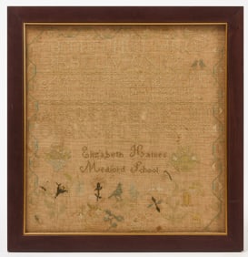 Medford School Needlework Sampler