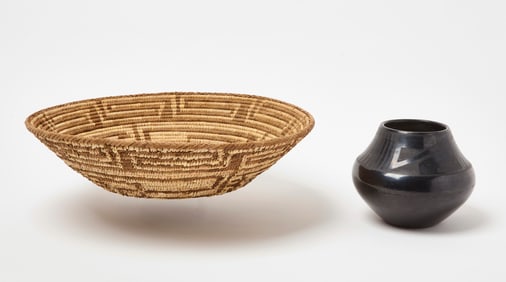 Maria Pot and Coiled Basket