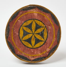 Paint Decorated Box Lid