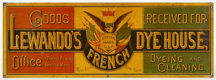 Lewando's Dye House Sign