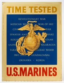 Time Tested US Marines Recruitment Sign