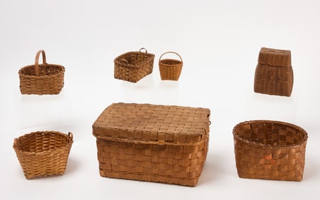 Group of Small Early Baskets