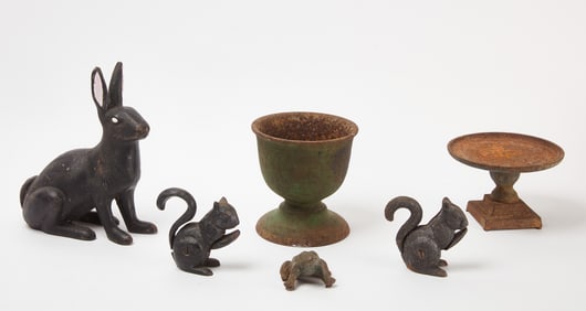 Iron Group Including an Iron Rabbit