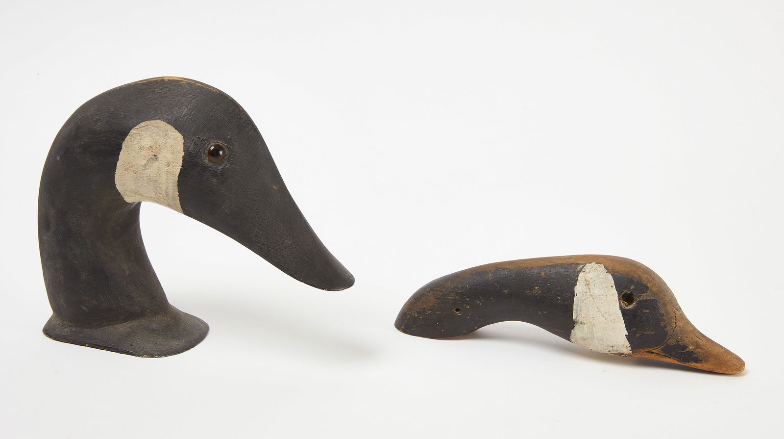 Two Goose Decoy Heads (1 of 3)