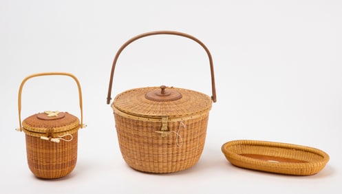 Three Nantucket Baskets