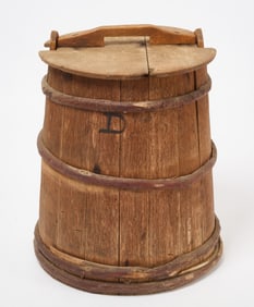 Wooden Banded Bucket