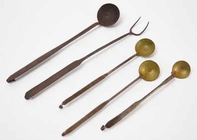 Early Iron Ladles and Fork