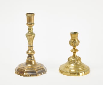 Two Brass Candlesticks