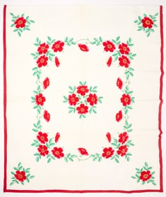 Two Floral Quilts