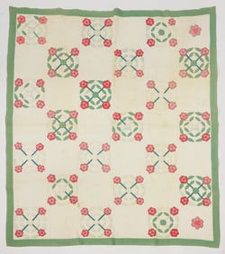 Three Hand-Pieced Quilts