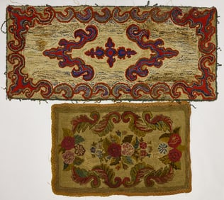 Two Large Hooked Rugs