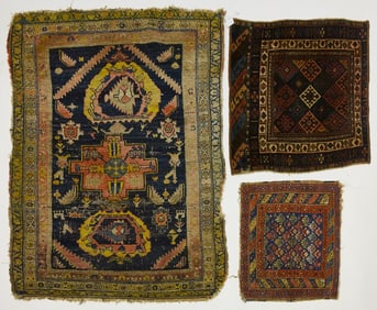 Three Caucasian Rugs