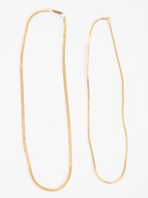 Two 14k Gold Chains
