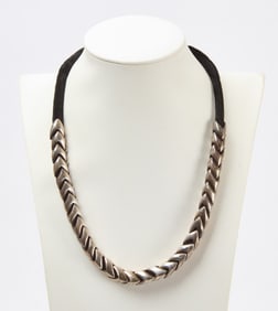 Antonio Pineda Taxco Silver Necklace and Two Silver Bracelets