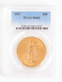 1927 $20 Gold PCGS MS62