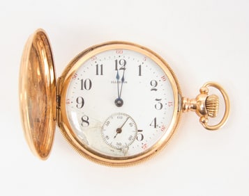14k Gold Illinois Pocket Watch