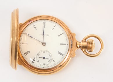 14k Gold Illinois Dueber Pocket Watch