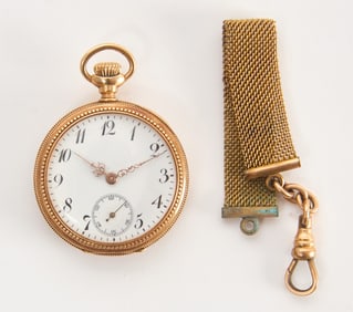 14k Gold Longines Pocket Watch