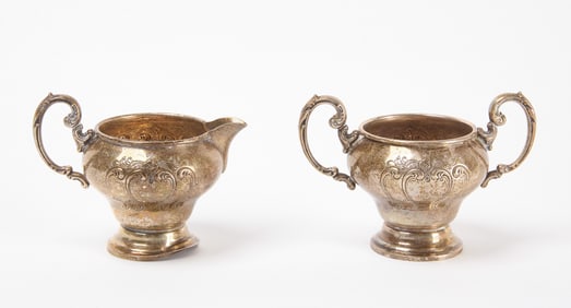 Gorham Sterling Sugar and Creamer