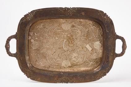 Hirata Sterling Silver Serving Platter