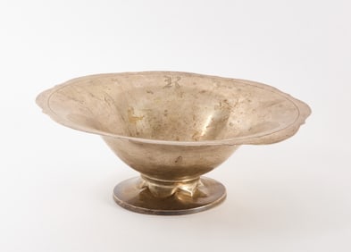 Large Sterling Pedestal Bowl