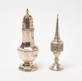 Silver  Sugar and Incense Burner