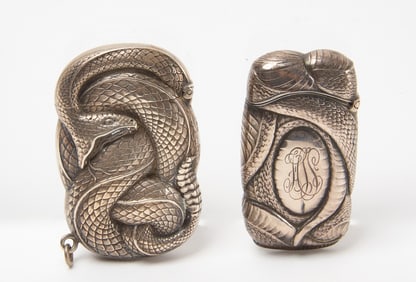 Two Sterling Match Vestas with Snakes