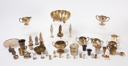 Large Mixed Group of Sterling