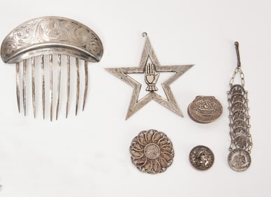 Group of Historical Silver Items, mid-late 19th century