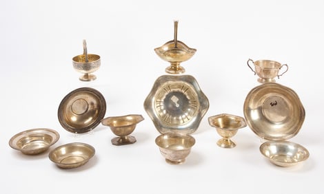 Group of Assorted Sterling Bowls and Others